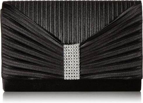 Jessica McClintock Alexis Pleated Flap with Rhinestones...