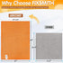FIXSMITH Microfiber Cleaning Cloth -Pack of 12, Highly Absorbent Cleaning Rags(Grey&Orange), 16"X12" All Purpose Cleaning Towels for Housekeeping,...