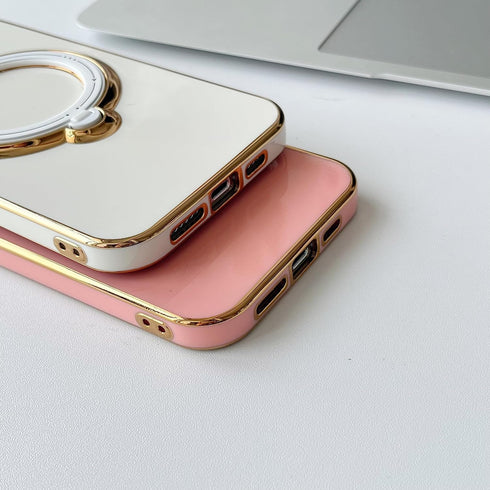 Omorro Compatible with iPhone 15 Pro Max Case with Invisible Ring Holder Kickstand, Compatible with Magsafe, Military Grade Slim Phone Cover Plati...