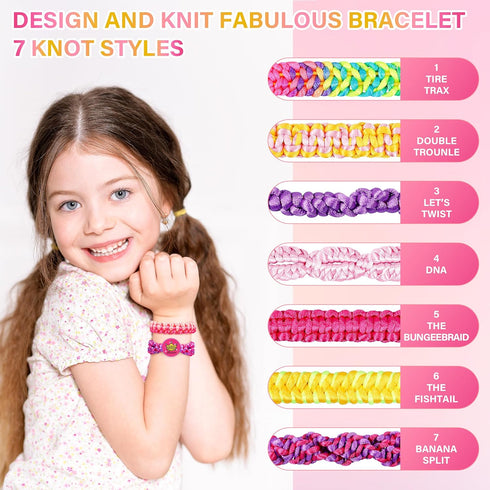 Dpai Friendship Bracelet Making Kit for Girls,DIY Arts and Crafts Toys,Jewelry String Maker Kit,The Best Birthday Gifts Ideas for Girls 6 7 8 9 10...