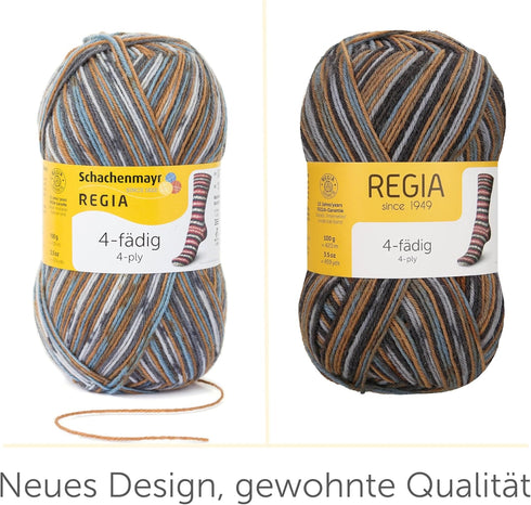 Regia 9801629 08078 Hand Knitting Yarn Wool, Iceland, 18 x 9 x 9 cm, Wool, eiszapfen, 16 x 9 x 9 cm...
