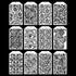 Paisley Element Stencils for Painting - 12 Pcs PET Paisley Peacock Feathers Border Pattern Reusable Stencils Templates for Painting on DIY Wood Ca...