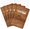Elan Publishing Company Field Notebook/Pocket Journal - 3.5"x5.5" - Wood Pattern - Graph Memo Book - Pack of 5...