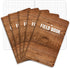 Elan Publishing Company Field Notebook/Pocket Journal - 3.5"x5.5" - Wood Pattern - Graph Memo Book - Pack of 5...