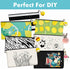 8 Pack Blank Cotton Canvas DIY Craft Zipper Bags Pouches Pencil Case for Makeup Cosmetic Toiletry Stationary Storage (Beige &Black 8.3” x 4.7”)...