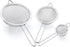 Strainer Set Fine Mesh – Premium 304 Stainless Steel (18/8) – 8?, 5.5? and 3.3? Sturdy Kitchen Strainers (Silver)...