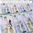 Plant Pruning Shears Garden Trimming Scissors Precision Hand Pruner Herb Snips Flower Clippers Bonsai Trimmers Straight Sharp Blade Tapered Tip Er...