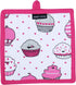AMOUR INFINI Pot Holders and Oven Mitt Heat Resistant Non Slip Reusable Set of 1 Oven Mitt and 1 Pot Holder Oven Gloves Pot Holder for Cooking...