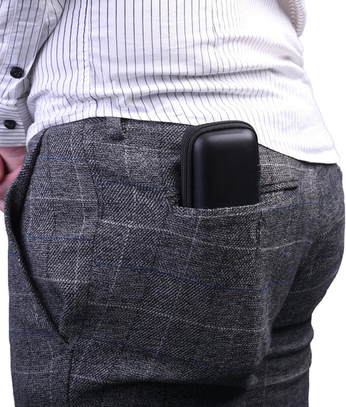 Cosmos Black Color EVA Hard Shell Stylus Pen Pencil Case Holder Compatible with Apple Pencil, Wacom Stylus Executive Fountain Pen, Ballpoint Pen, ...