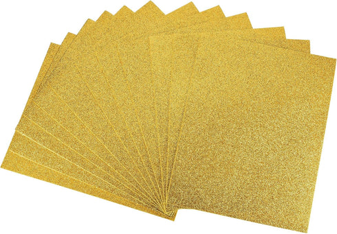 uxcell Dark Yellow Shiny EVA Foam Sheets 11 x 8 Inch 2mm Thick for Crafts DIY Projects 12 Pcs...