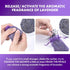 French Lavender Sachets for Drawers and Closets Fresh Scents, Set of 16, Home Fragrance Sachet for Wardrobes Closets, Purple, LV-A-1...