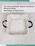 FANKANG Square Nursery Hamper Storage Bins Canvas Laundry Basket Foldable with Waterproof PE Coating Storage Baskets Gift Baskets for Children, Of...