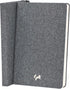 JUMPING FOX DESIGN Linen Fabric Premium A5 Hardcover Lined Notebook Journal, Medium 5.6 x 8.4 inches, 100gsm Quality Paper, Numbered Pages, Inner ...