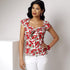 Simplicity Misses' Sweetheart Neckline Loose Fitting Blouse Packet, Code 9287 Sewing Pattern, Sizes 12-20, White...