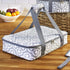 The Lakeside Collection Carrier for Casserole or Slow Cooker - Gray Damask Casserole...