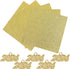 TKNOUS 10Pcs DIY Grad Cap Decorations - Gold Glitter Heavyweight Premium Construction Paper with Gold 2024 Graduation Charm for Graduation Cap Tas...
