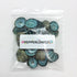 PEPPERLONELY 50PC Green Limpet Shells Craft Sea Shells, 1/2 Inch ~ 1 Inch...