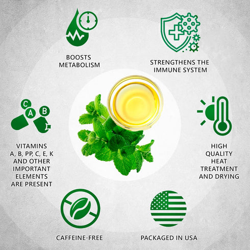 TeaDreamTea Peppermint Tea Bag - Mint Tea - Herbal Tea - Mint Tea Bags - Healthy Tea | Aromatic & Caffeine Free Tea - Bulk Tea Bags (100 Teabags)...