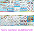 Jewelry Making kit Beads for Bracelets Making kit for Girls. 500+ Pieces Variety Shapes and Colors Perfect Toys for Girls Kids Age 4-6-8-10-12...