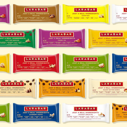 Larabar Chocolate Chip Cookie Dough, Gluten Free Fruit & Nut Bar, 16 Ct...