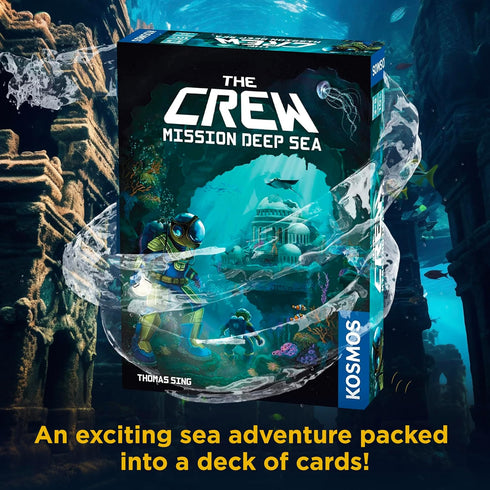 The Crew - Mission Deep Sea | Card Game | Cooperative | 2 to 5 Players | Ages 10+ | Trick-Taking | 32 Levels of Difficulty | Endless Replayability...