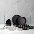 5 inch Small Pie Pan, 4 Pack Nonstick Round Cake Bread and Meat Tins for Oven and Instant Pot Baking...