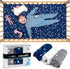 Fitted Unisex Crib Sheets (3 Pack) by GROW WILD - Jersey Knit Cotton Crib Sheets for Boys or Girls, 52” x 28” x 9” Crib Bedding Set (Moon, Stars a...