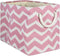 DII Polyester Container with Handles, Chevron Storage Bin, Medium, Rose...