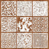 9 Pcs Camo Stencils for Spray Paint, Camouflage Spray Paint Templates Camo Pattern Stencil Kit Camo Paint Stencils for Boat Metal DIY Crafts...