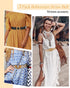 Hercicy 3 Pcs Rattan Straw Woven Belt Bohemian Waist Rope Braid Belts for Women, Trendy Boho Ladies Skinny Dress Belt Multicolor...
