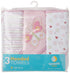 Spasilk Baby 3 Pack Soft Terry Hooded Towel Set for Newborn Boys and Girls, 26x30 Inch, Pink Butterfly, (301-007)...