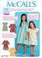 McCall Pattern Company McCall's M7798 Learn Girl's Cold Shoulder and Raglan Sleeve Dress Sewing Patterns, Sizes 7-14, 7-8-10-12-14, White...