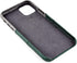 Dockem Wallet Case for iPhone 11 Pro Max: Built-in Metal Plate for Magnetic Mounting & 2 Card Slots (6.5" Luxe M2 Synthetic Leather, Green & Grey)...