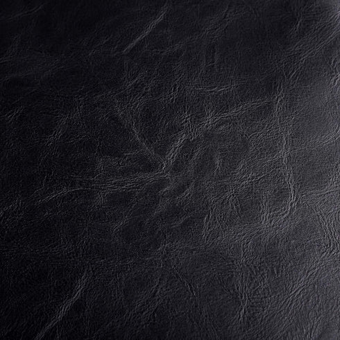 Premium Faux Leather Upholstery Fabric 1.2mm Thickness?Waterproof Upholstery Leather Distressed Bark Fabric(Black,Pre-Cut 18"x54")...