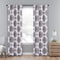 ECLIPSE Olivia Modern Farmhouse Room Darkening Thermal Rod Pocket Window Curtain for Bedroom (1 Panel), 37" x 95", Cameo...