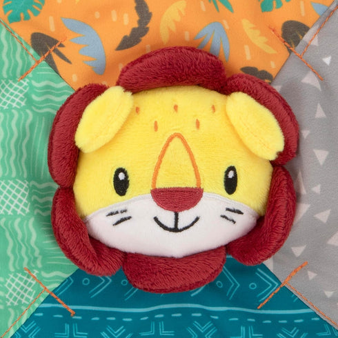 Nuby Teething Blankie Characters May Vary, Red/Yellow/Green/Orange/Blue, 1 Count...