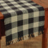 Park Designs Buffalo Check Table Runner - 54" L - Black...