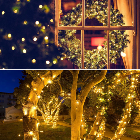 Solar String Lights for Outside, 39Ft 100 LED Solar String Lights Outdoor with 8 Modes?Solar Lights for Outside Waterproof for Yard, Fence,Balcony...