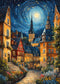 HEIBAGO Diamond Painting Kits for Adults, 5D DIY Towns Full Drill Round Diamond Art Kits with Moon Diamond Painting, Diamond Dots Perfect for Home...