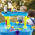 Water Table Pump: 3 Hours of Non-Stop Work Fun for Kids Battery Powered Water Outdoor Pump for Water Table White...