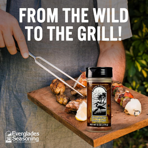 Everglades Cactus Dust BBQ Rub Seasoning - Mesquite Flavor for Ribs, Steaks, Chicken, Pork & Seafood - Perfect for Smoking & Grilling - Caramelize...