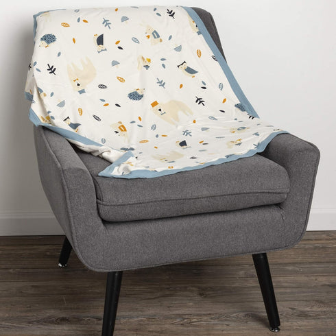 Primitives by Kathy Baby Blanket, 29" x 35", Blue - Woodland...