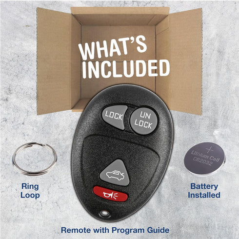 KeylessOption Keyless Entry Remote Control Car Key Fob Replacement for L2C0007T...