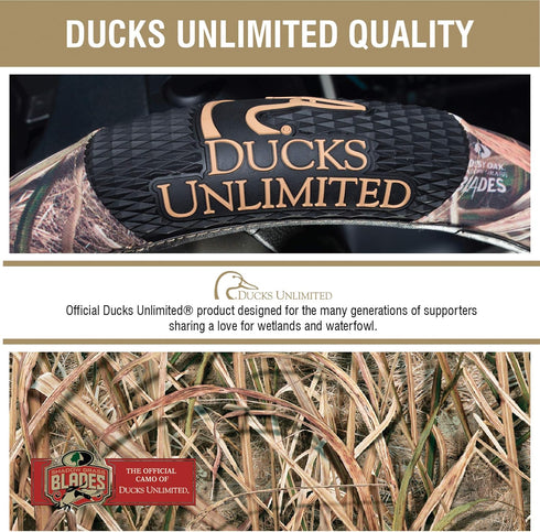 Ducks Unlimited Camo Steering Wheel Cover | Black/Shadow Grass Blades Hunting & Shooting Equipment, Black/Shadow Grass Blades, Single...