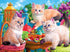 RoseArt - Fancy Cats - Kitten Tea Party - 750 Piece Jigsaw Puzzle for Adults...