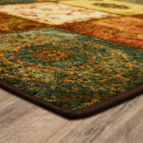 Mohawk Home Free Flow Artifact Panel Patchwork Accent Area Rug, 1'8"x2'10", Multi...