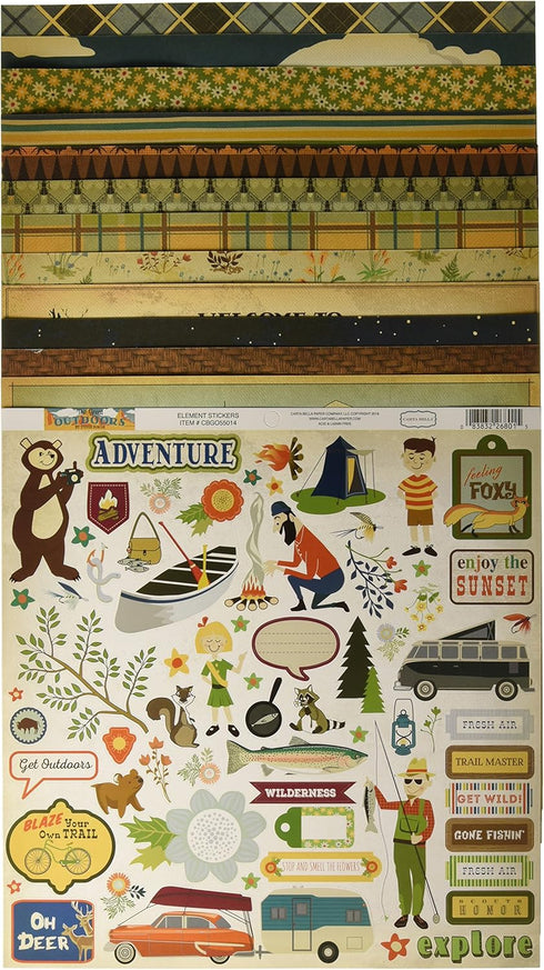 Carta Bella Paper Company The Outdoors Collection Kit...