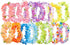 Oojami 36 Piece Hawaiian Leis Necklace Tropical Luau Hawaii Flower Lei Theme Party Favors Birthday Wedding Beach Luau Party 3 Dozens Bright Colors...
