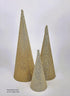 AllStellar Paper Mache Cones Open Bottom 7X3 in. Set of 3 (Small) - For DIY Art Projects, Crafts and Decorations!...