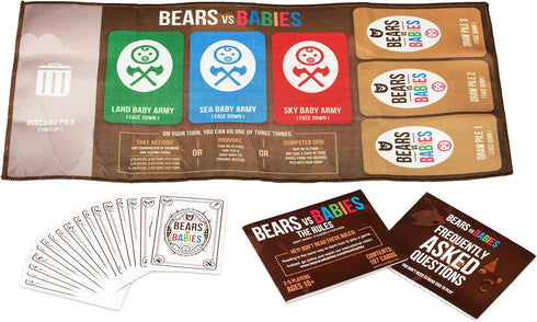 Bears vs Babies by Exploding Kittens - A Monster-Building- Family-Friendly Party Games - Card Games For Adults, Teens & Kids...